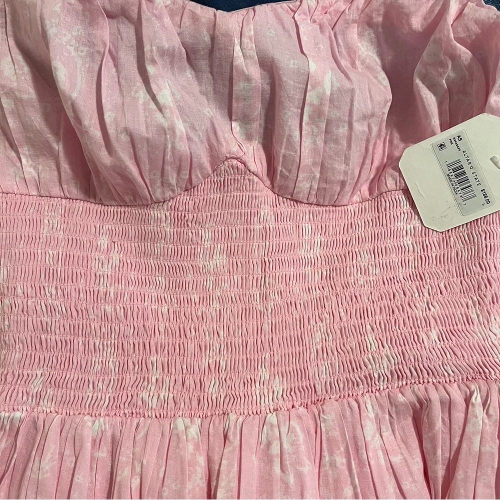 NEW Altar’d State Pink Floral Maxi Dress Size Large NWT - Picture 8 of 8